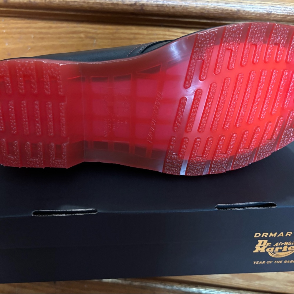 Dr. Martens Lunar New Year Black and Red 1461 Oxfords (Year of the Rabbit) - Picture 11 of 14